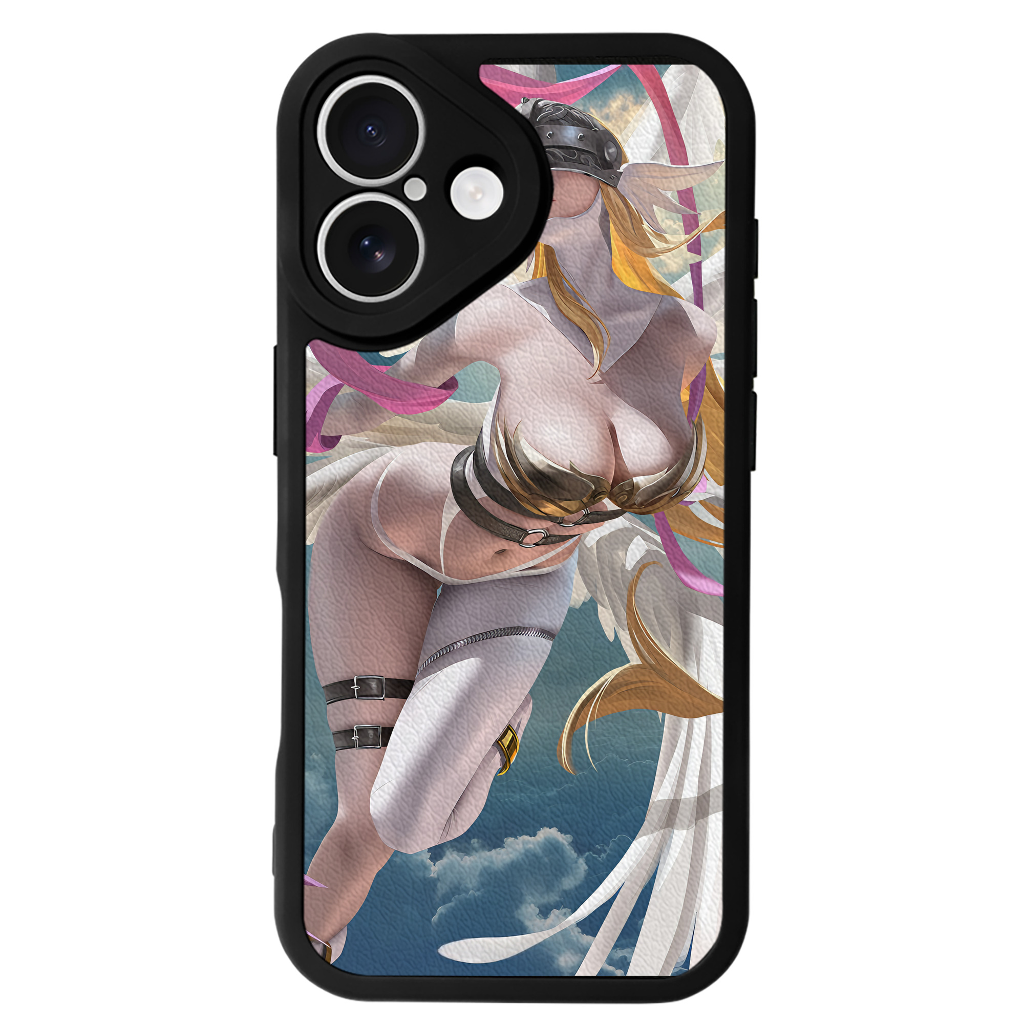 （画像用） Digimon デジタルモンスター/デジモン 【iPhone 16シリーズ対応】シリコンスマホケース（レザー調） 材質：シリコン
